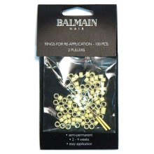 Balmain Double Hair L&V 100rings beige